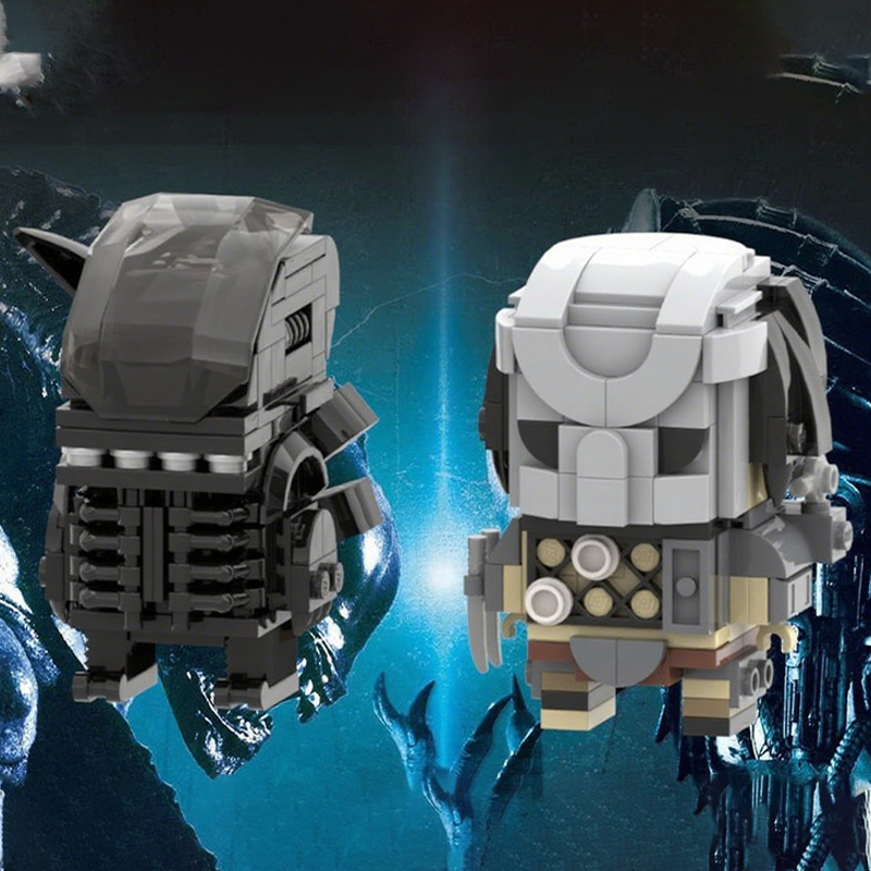 Model Kit Vs Lego - 322pcs MOC Predator Vs Alien Brick