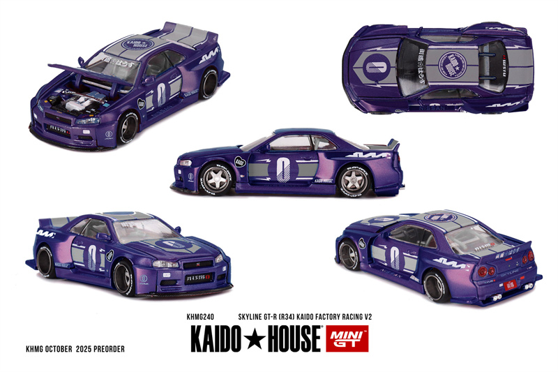 Model Kit R34 - *PreSale* Kaido House x MINI GT