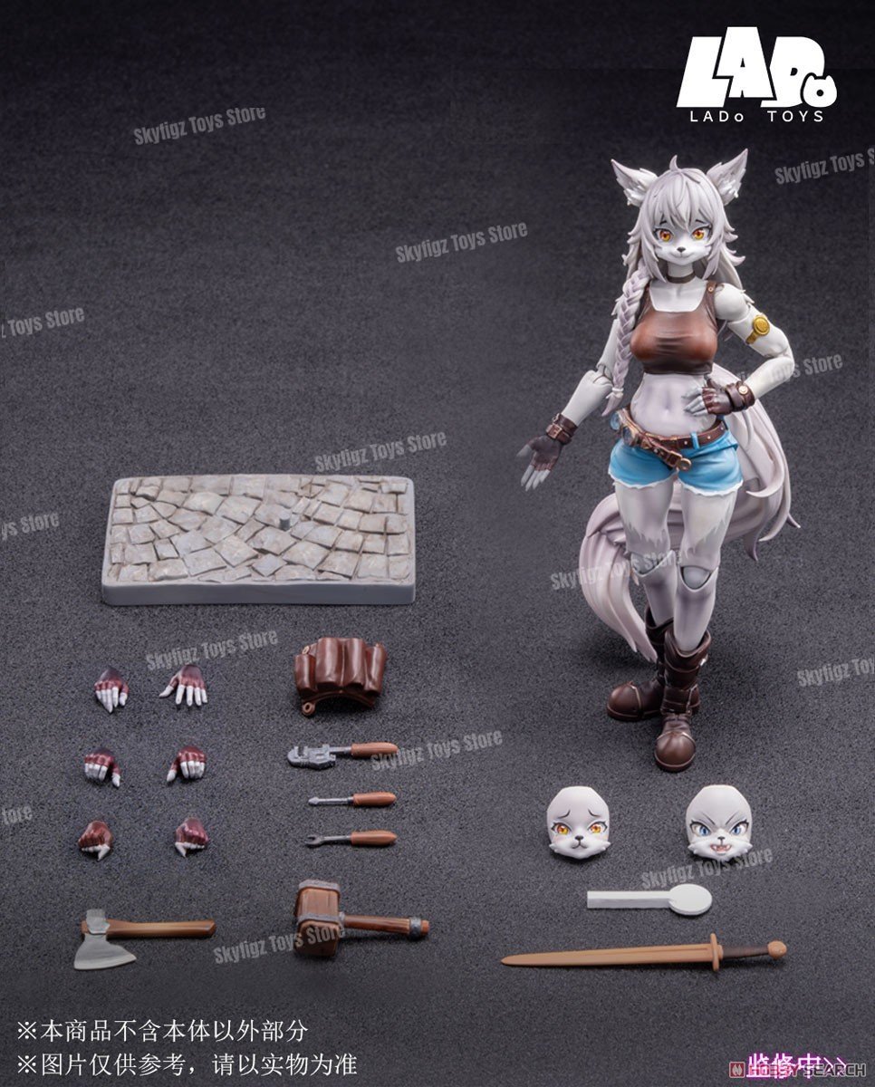In Stock LADoTOYS Adventure Sq - огляд і ціна Model Kit Mecha Girl