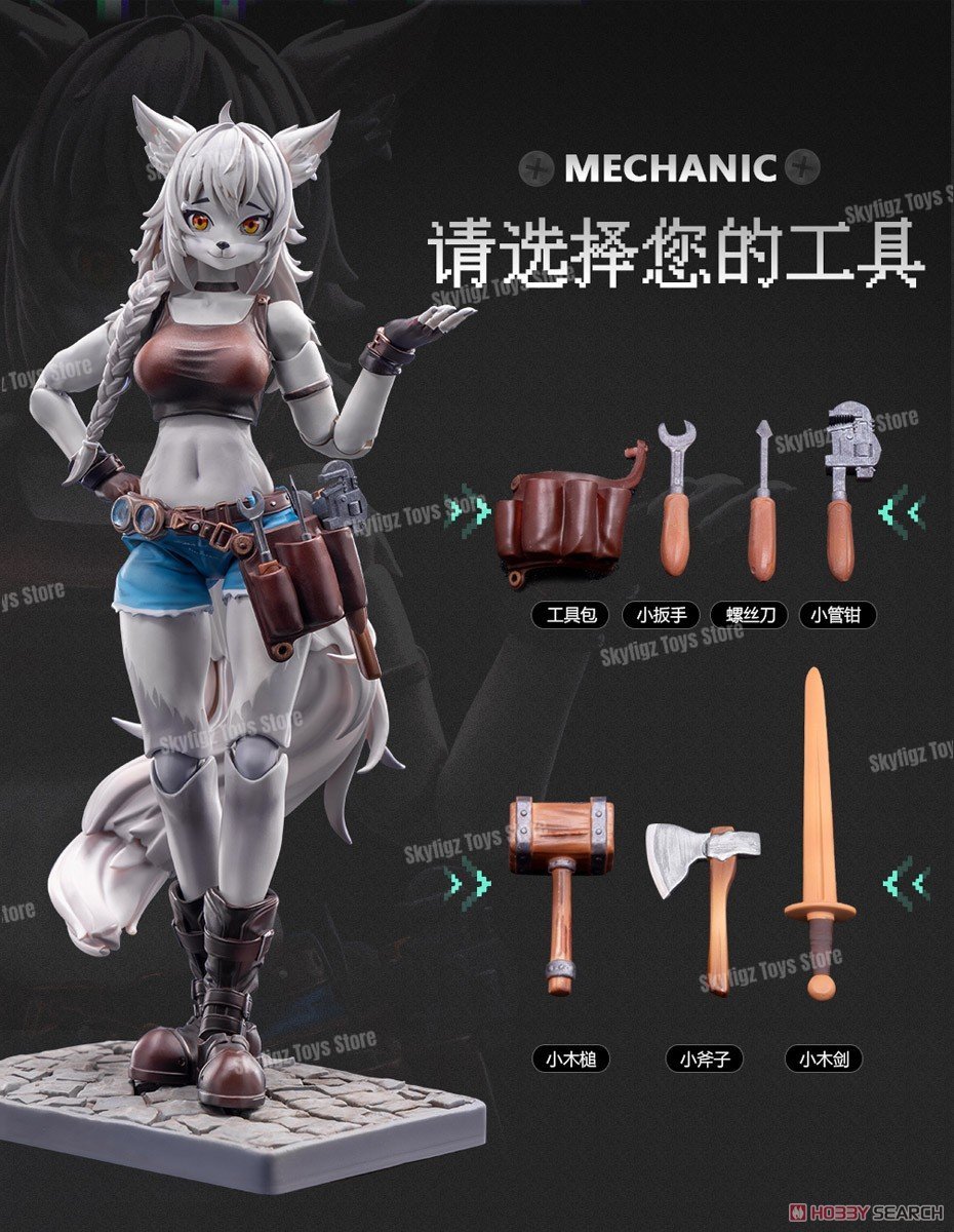 In Stock LADoTOYS Adventure Sq - огляд і ціна Model Kit Mecha Girl