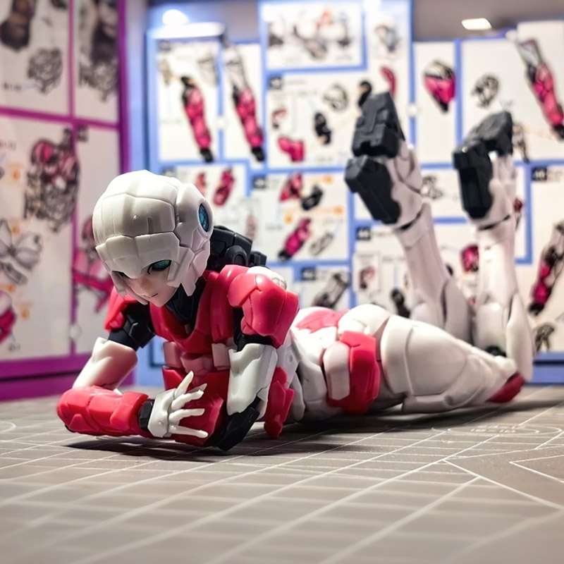 In Stock M66336 Pink M66337 Da - огляд і ціна Model Kit Mecha Girl