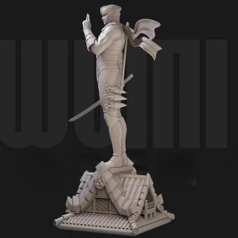 1/24  Miniature Black Robe Nin - огляд і ціна Model Kit Ninja