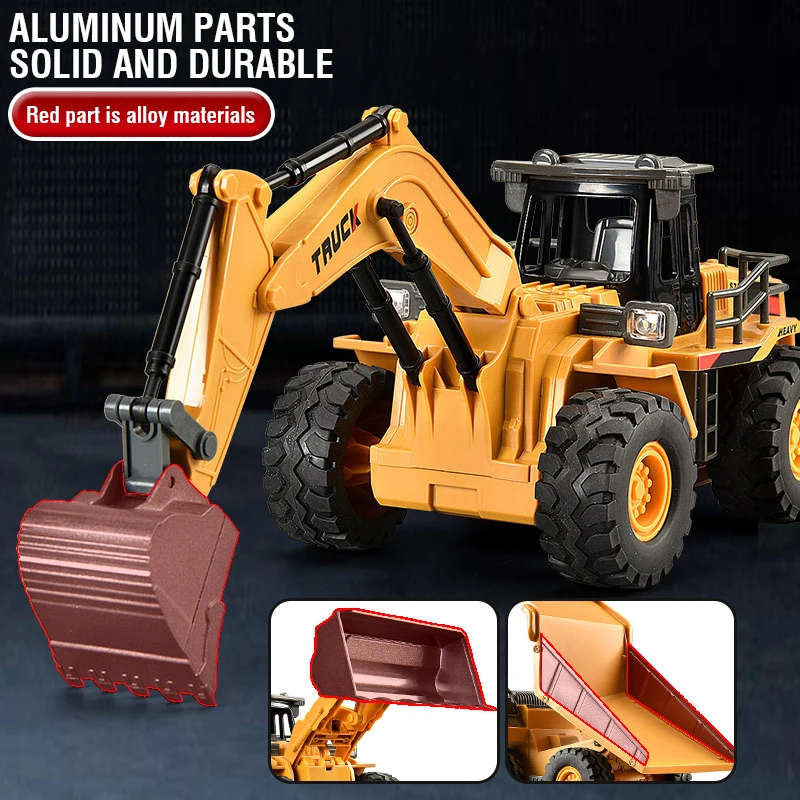 2.4G Alloy Remote Control Exca - огляд і ціна Model Kit Excavator