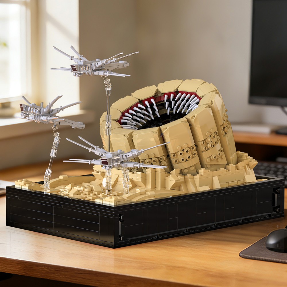 1488PCS Sandworm Attack Buildi - огляд і ціна Model Kit Vs Lego