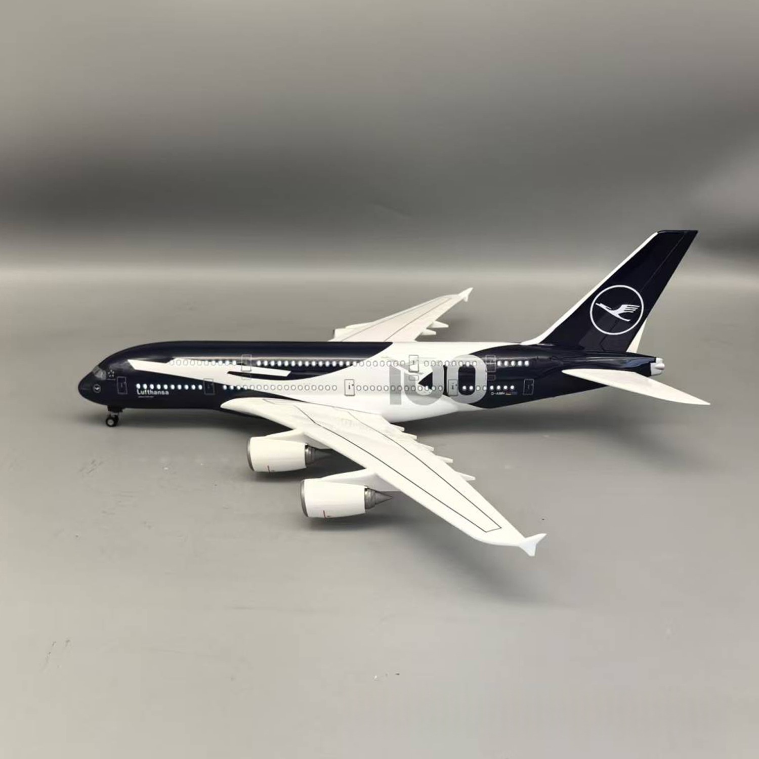New 45cm Lufthansa A380 100 Ye - огляд і ціна Model Kit Airplane