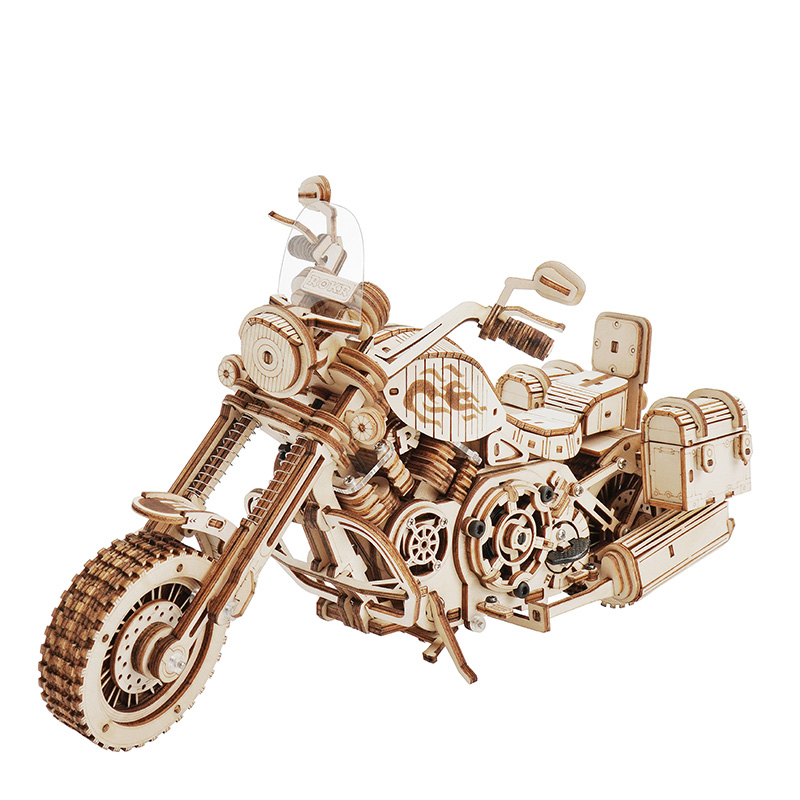 Robotime Motorcycle Puzzle 3D  - огляд і ціна Model Kit Motor Nuclear