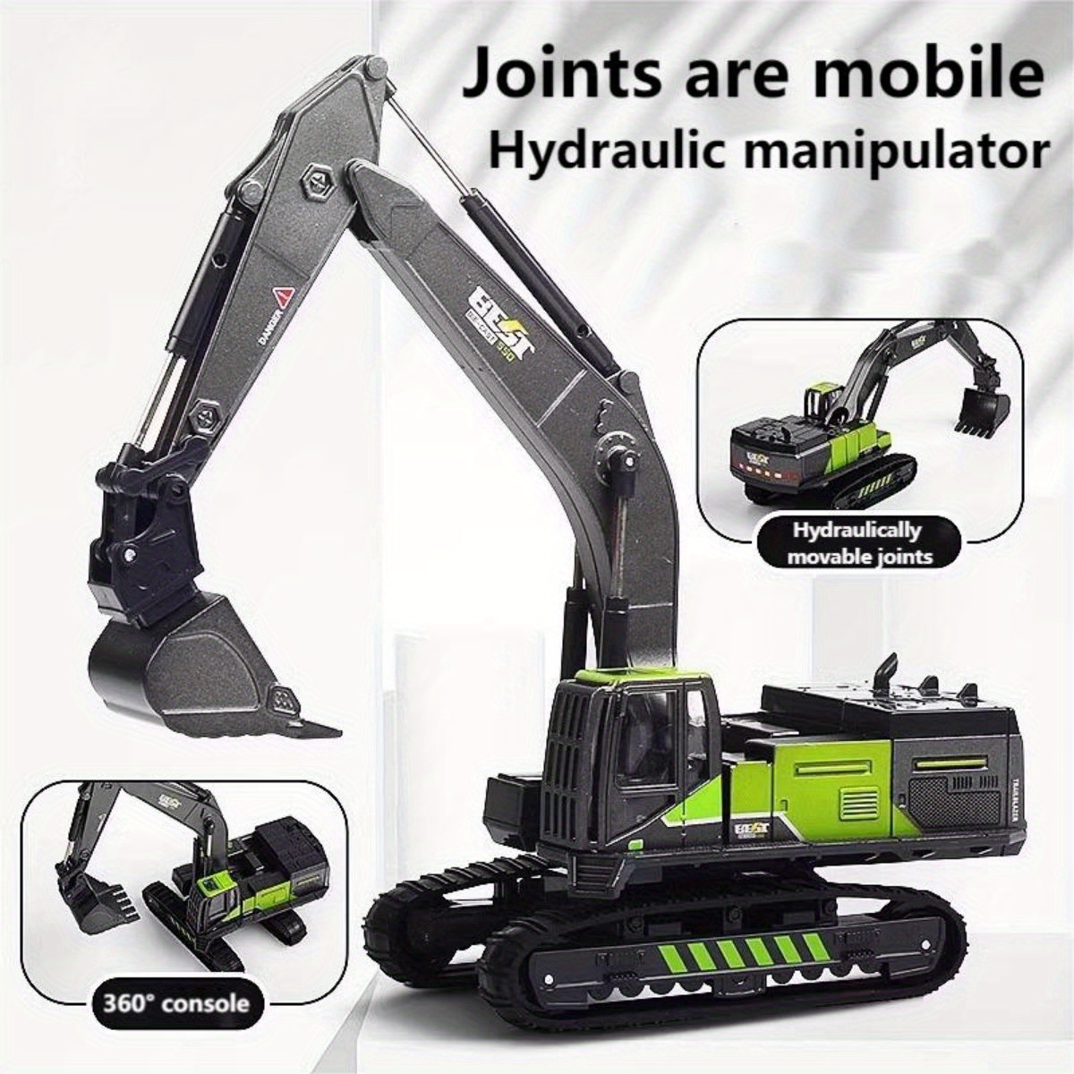 1/50 Diecast Alloy Inertia Eng - огляд і ціна Model Kit Excavator