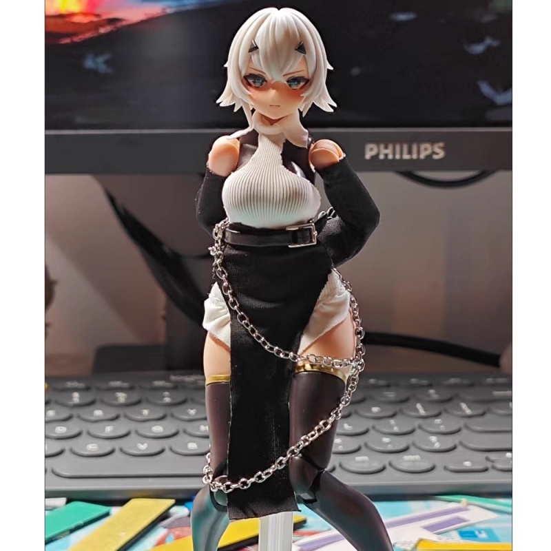 1/12 Scale Colored Off Shoulde - огляд і ціна Model Kit Girl