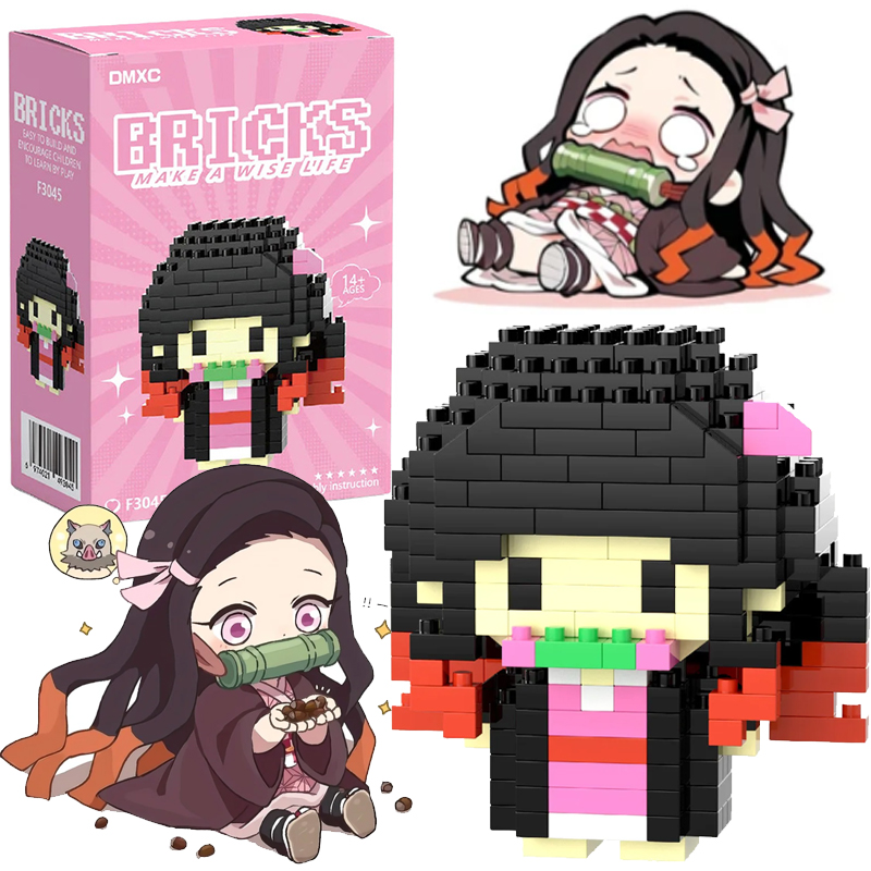 Demon Slayer Block Micro Build - огляд і ціна Model Kit Nezuko