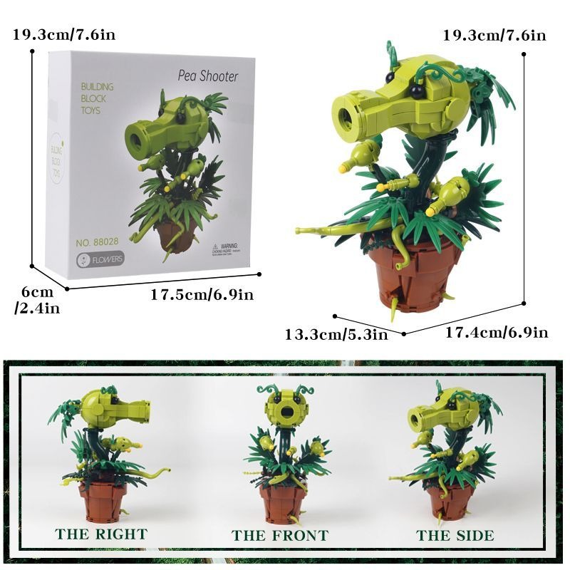Plants vs. Zombies Carnivorous - огляд і ціна Model Kit Vs Lego