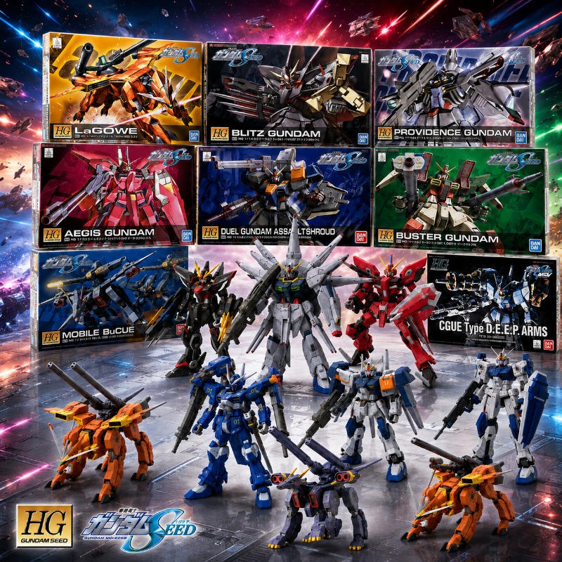 Bandai HG SEED 1/144 Blitz Aeg - огляд і ціна Model Kit Non Gundam