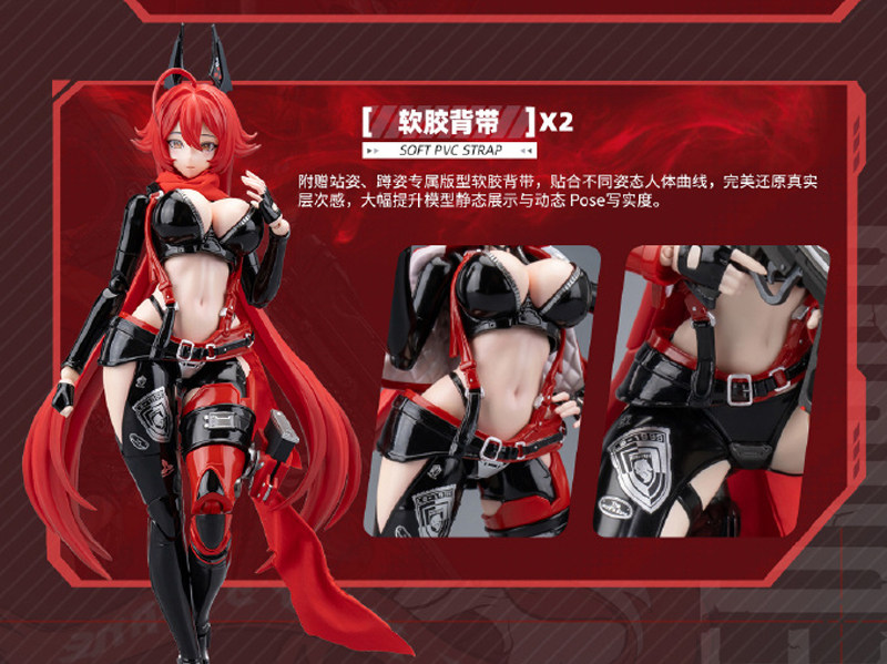 Pre-order Hemoxian 1/12 RED HO - огляд і ціна Model Kit Mecha Girl
