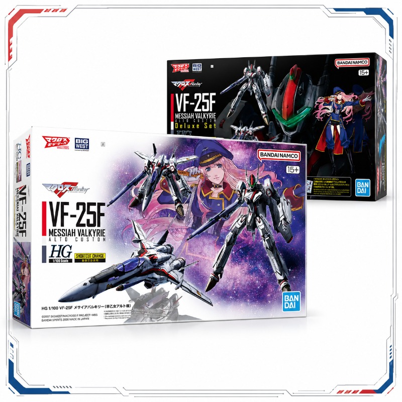 Bandai HG 1/100 VF-25F Messiah - огляд і ціна Model Kit Valkyrie
