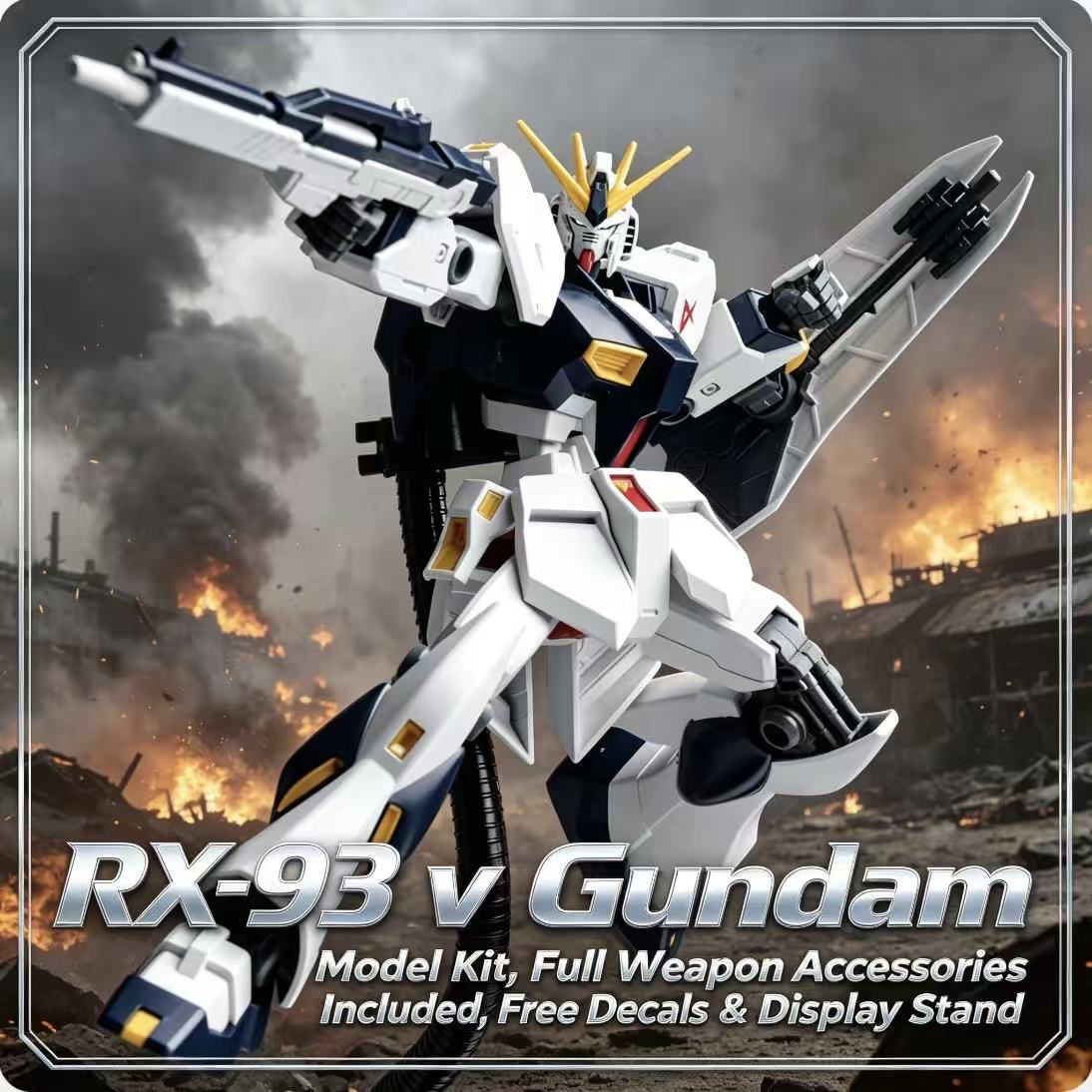 93HG 1/144 ENTRY GRADE RX-93 V - огляд і ціна Model Kit Non Gundam