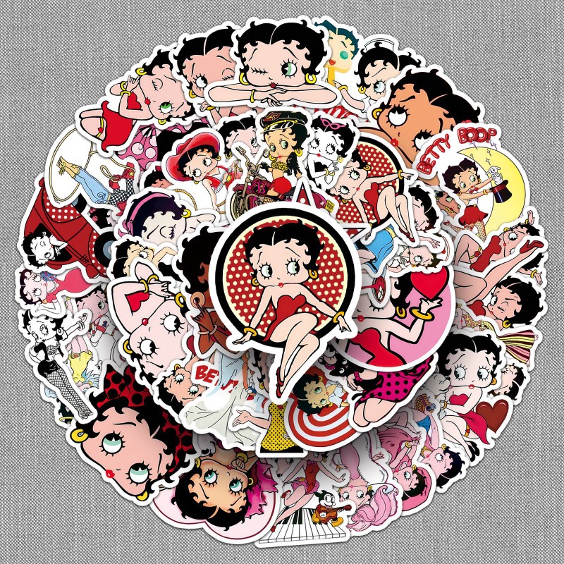 Betty Boop 50 stickers high co - огляд і ціна Model Kit Girl