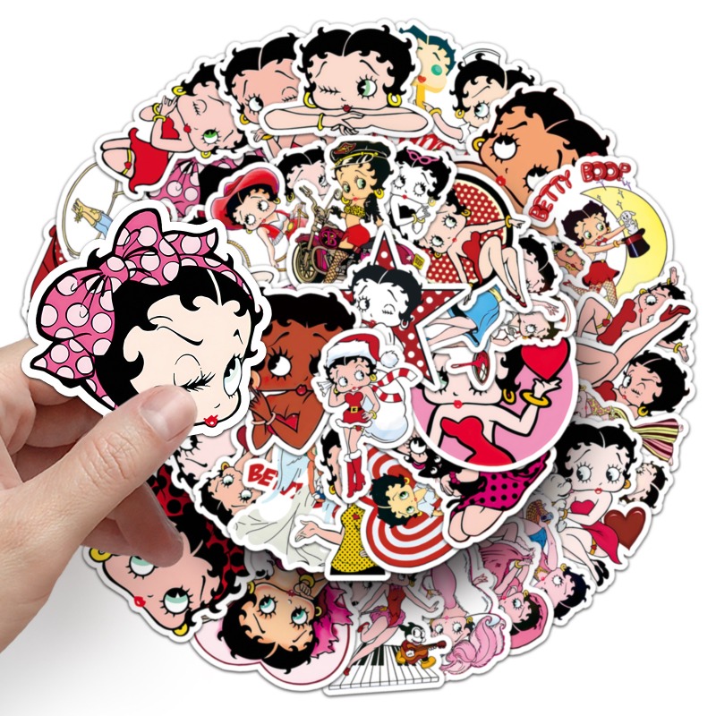 Betty Boop 50 stickers high co - огляд і ціна Model Kit Girl
